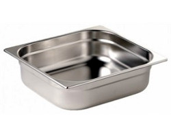 1/2 Size Stainless Gastronorm Pan - 65mm deep