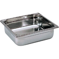 2/3rds Size Stainless Gastronorm Pan - 200mm deep