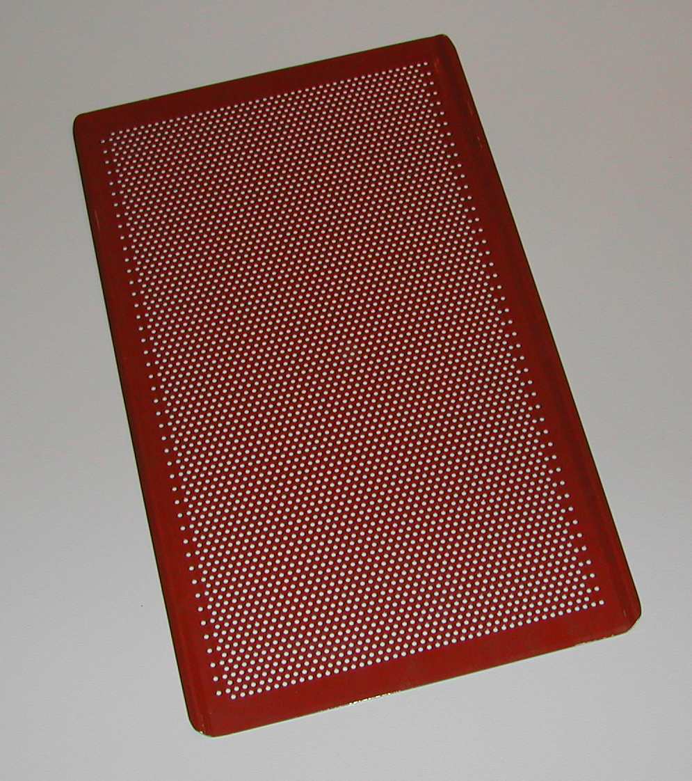 baking tray perforated aluminium gn size 530 x325 mm non stick baking sheet tray