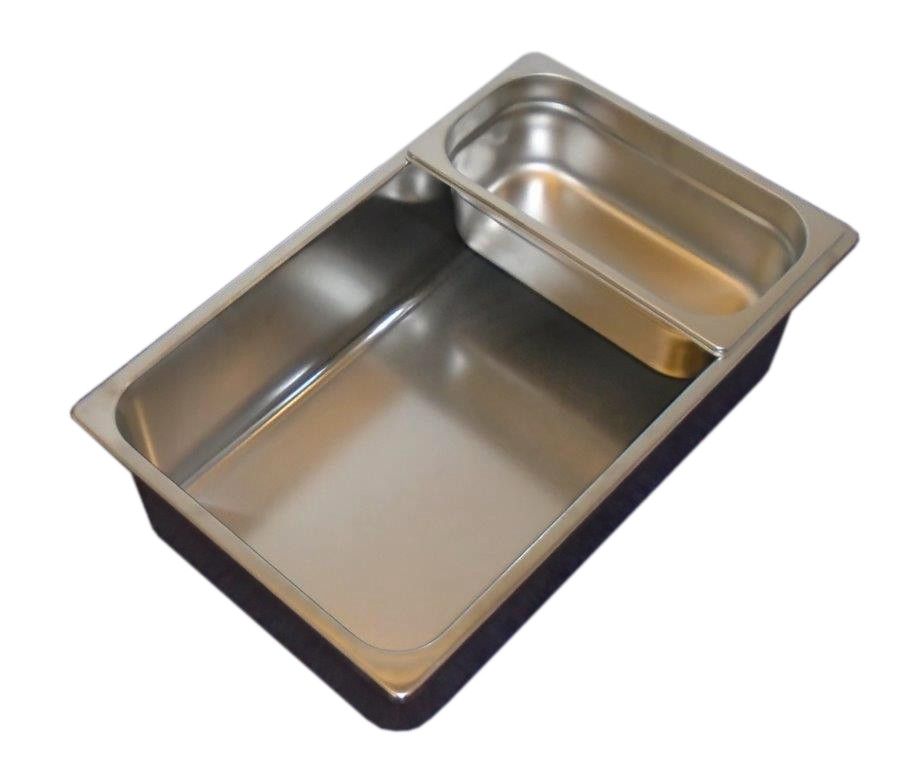 Gastronorm 1/1 140mm Deep Bain Marie/Wet well. Stainless Steel