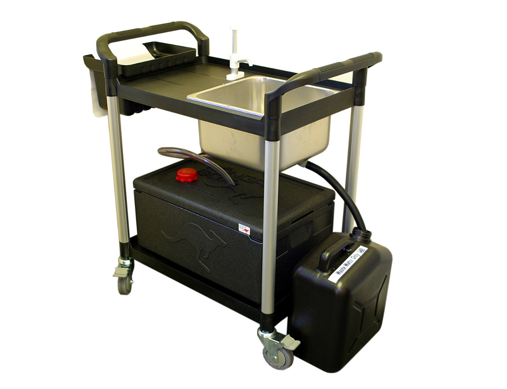 Portable Hot Washing Up Unit 23 Lts Sinks Mobile Vpwup 23LTS Assy