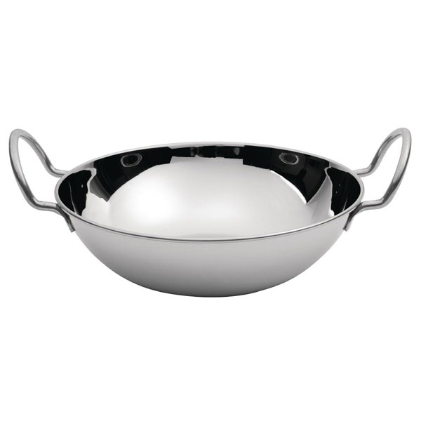 Flat Bottomed Balti Dish 9" diameter No. 12.