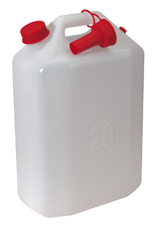 Plastic Jerry Can Style, Water Container 20ltr with Spout  porta