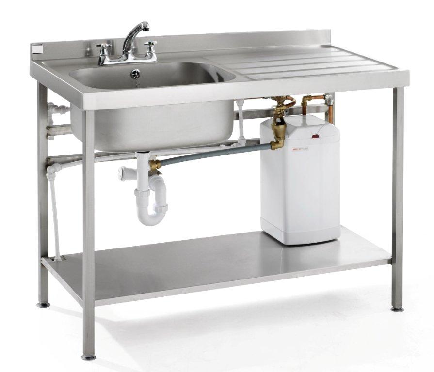 Portable Heated Self Contained Washing Up Sink & Drainer Unit.