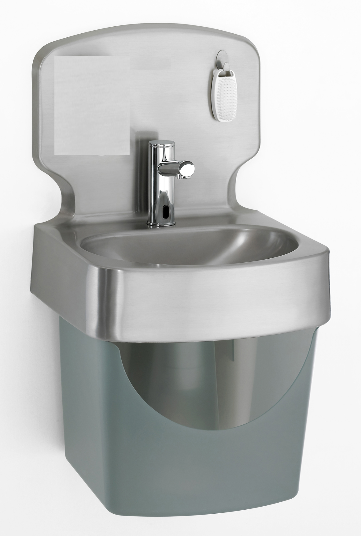 Wash Basin - Wall Hung Stainless Steel Electronic valve sink and
