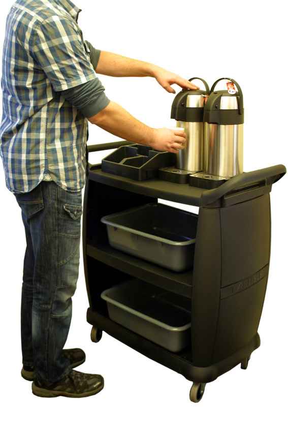 Hotel Trolley with Catering Airpots & Accessories Rztrolbeverage