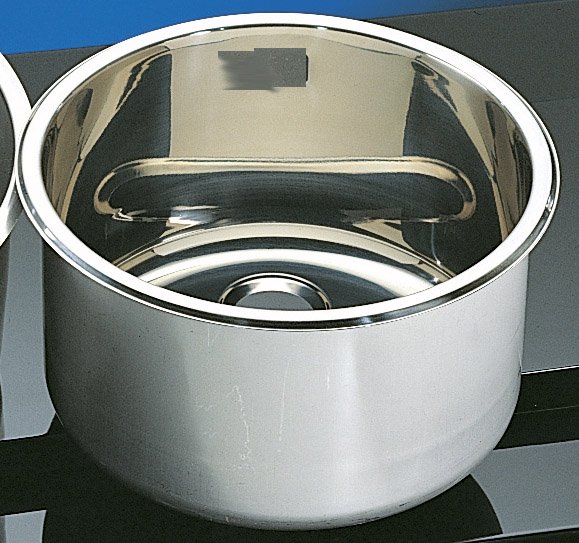 Cylindrical Sink Stainless 300mm dia 180mm deep (round sinks) HT