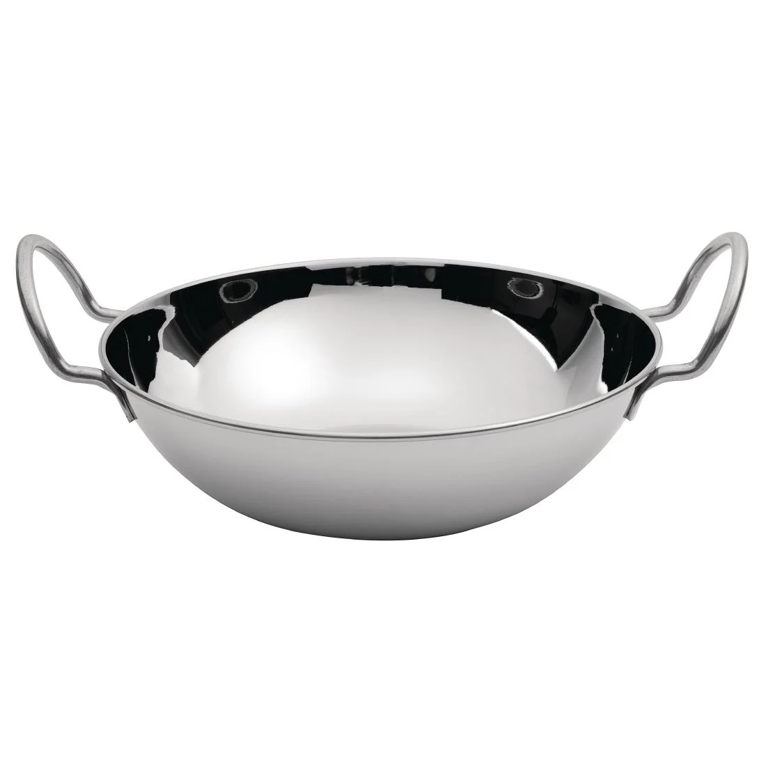 Flat Bottomed Balti Dish 5.75" diameter No. 8.