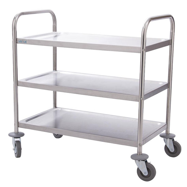 Three tier Catering Trolley 710x405x810mm