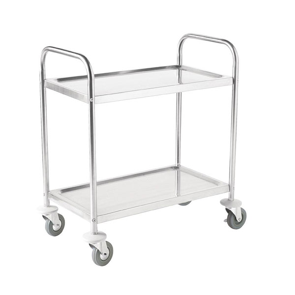 Two tier Catering Trolley 710x405x810mm