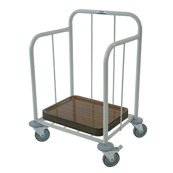 Tray Stacking Trolley - Powder-Coated Mild Steel