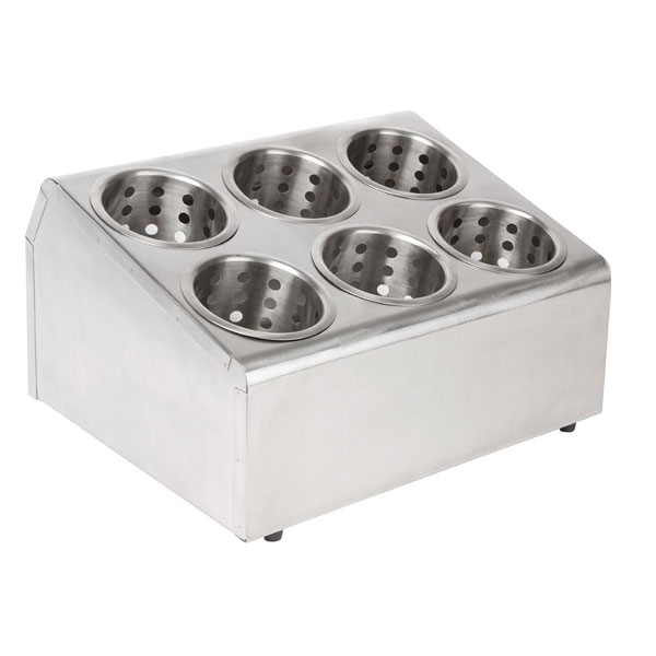 Stainless Steel Cutlery Holder ( 6 compartments )