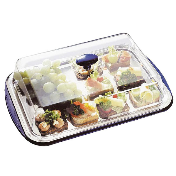 Chilling Display Tray & Cover 5 piece tray and cover set.