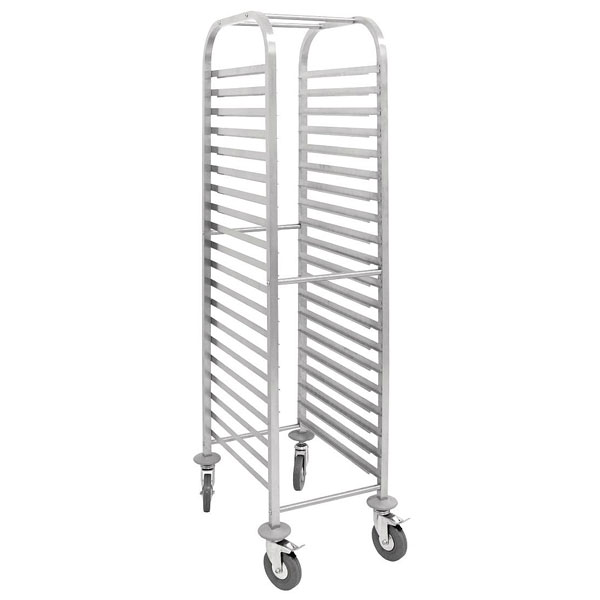 Gastronorm Racking Trolley - Stainless Steel