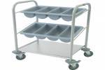Cuttlery Trolley 625mm(h) x 495mm(d) x 840mm(h)
