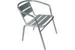 4x Cafe / Bistro style aluminium chairs