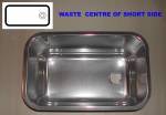 Oblong Sink 500 x 300 x 300mm deep ( Waste Hole In The Centre Of The Short Side )