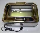 Display Electric Chafing Dish, 8Ltr Oblong  with soft close lid GD128