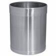 Waste Paper Bin in Brushed Stainless Steel