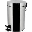 Stainless steel 3 litre step bin