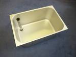 Pot wash sink descaled 760 x 510 x380 mm stainless steel 304 LH 1.2mm thick .Kit