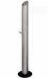 Ash tray floor standing smokers` pole St. Steel