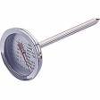 Traditional stainless steel meat thermometer