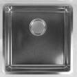 Tight corner radius sink 304 stainless steel 400 x 400 x 200