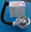 Basket waste kits  centre pin model stainless steel top flange WITH overflow