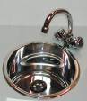 Cylindrical Sink KIT Stainless 260mm dia 180mm deep (round sinks) normal