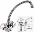 Single mount monobloc mixer spout TAP