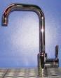 Kitchen Mixer tap Square spout side lever