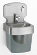 WASH BASIN Wall Hung Stainless Steel Electronic valve sink and bin