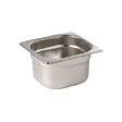 Stainless Gastronorm Pan - 100mm deep 1/6th Size