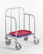 Powder-Coated Mild Steel Tray Stack Trolley
