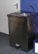Portable Mains Electric Hot Hand Wash, St.Steel cupboard ,25 lts. Foot Pump Operated Mob