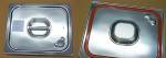 1/2 Size Gastronorm  anti spill cover centre handle silicone seal