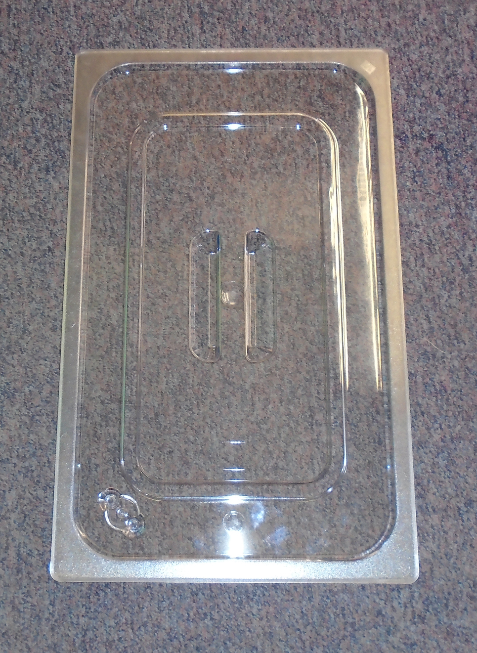 Clear Polycarbonate Lid with Handle - 1/1 Size