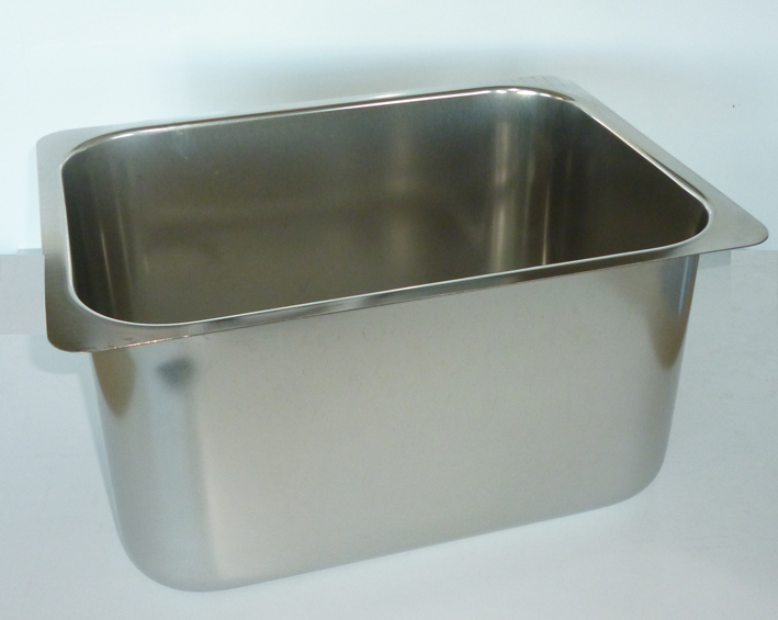 Oblong Sink 330 x 230 x 180mm Deep, Left hand waste, Flat Flange