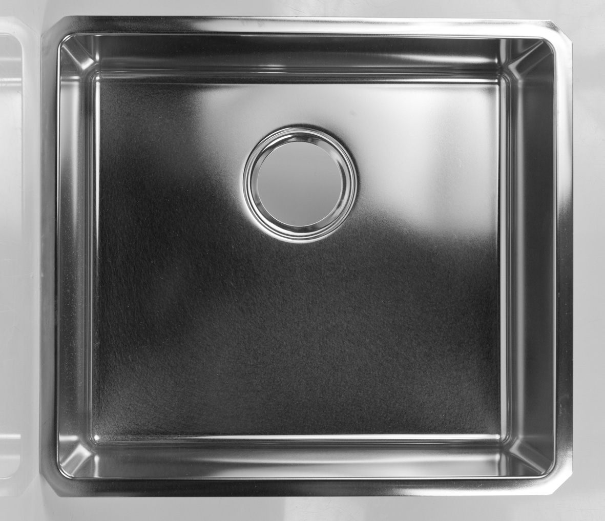 Tight corner radius sink 304 stainless steel 450 x 400 x 200