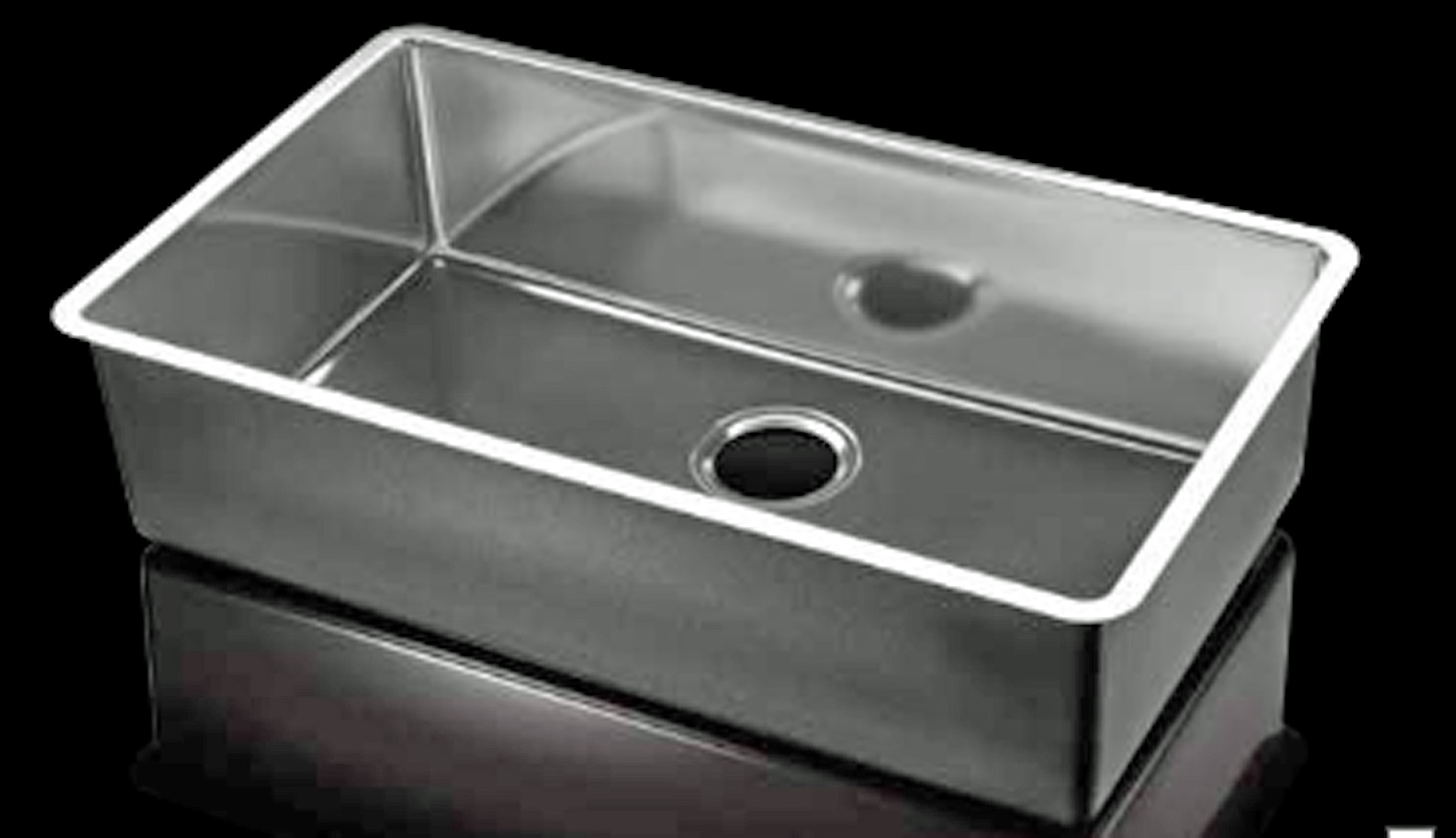 TIGHT CORNER RADIUS DESIGNER SINKS 304 STAINLESS STEEL 710 X 400