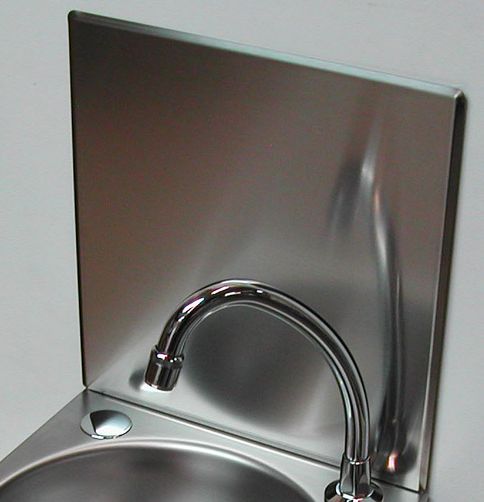 Hand Sink - Splash-back only to match knee operated sink  HTM 64