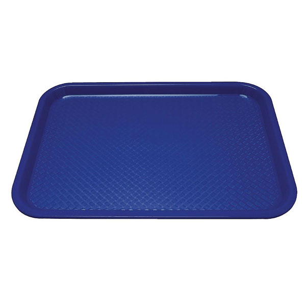 Tray Fast Food Blue