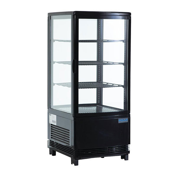 Black Polar Display Refrigeration 910mm(h) x 430mm(w) x 390mm(d)