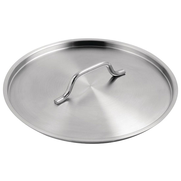 Vogue Stainless Steel Lid 280mm (11") diameter.