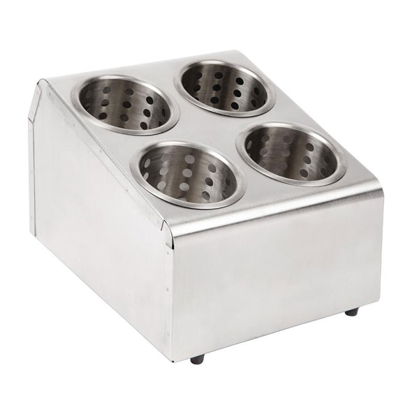 Stainless Steel Cutlery Holder 4 Compartment