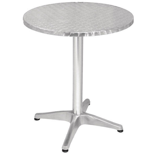 Stainless Cafe / Bistro round table 600mm dia (tables)