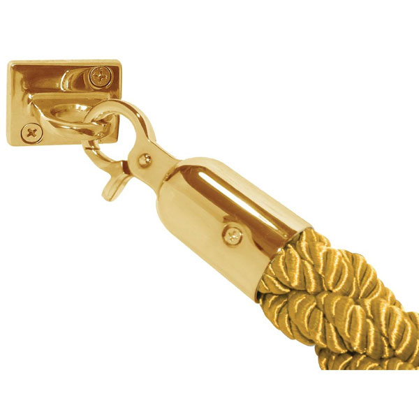 Gold Twist Barrier Rope